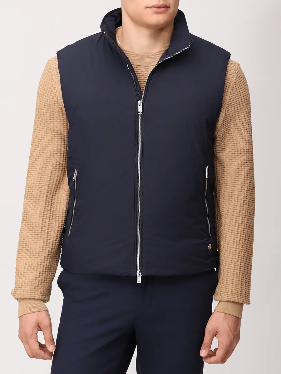 Жилет пуховый BOSS 50549189/001 Черный  Фото 4