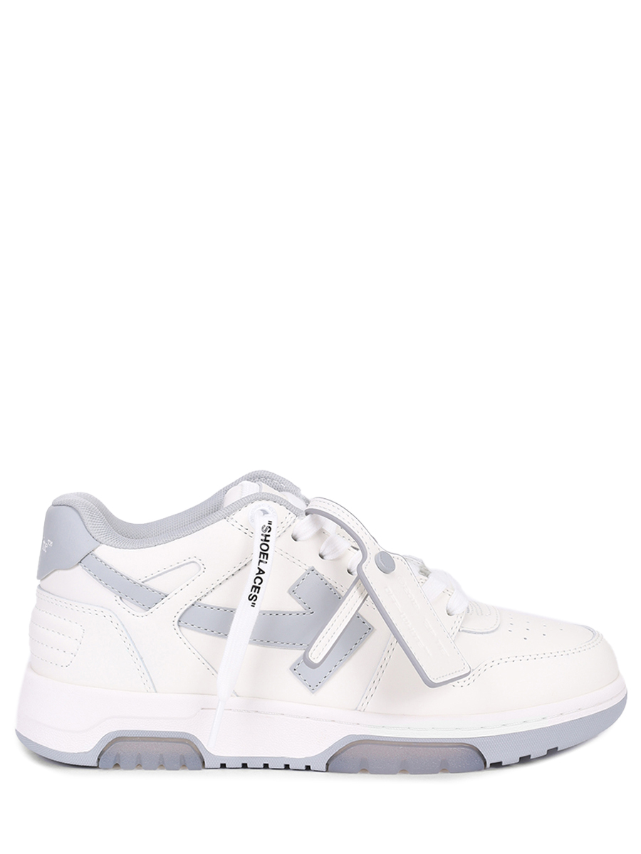 Кеды кожаные Out of Office OFF-WHITE
