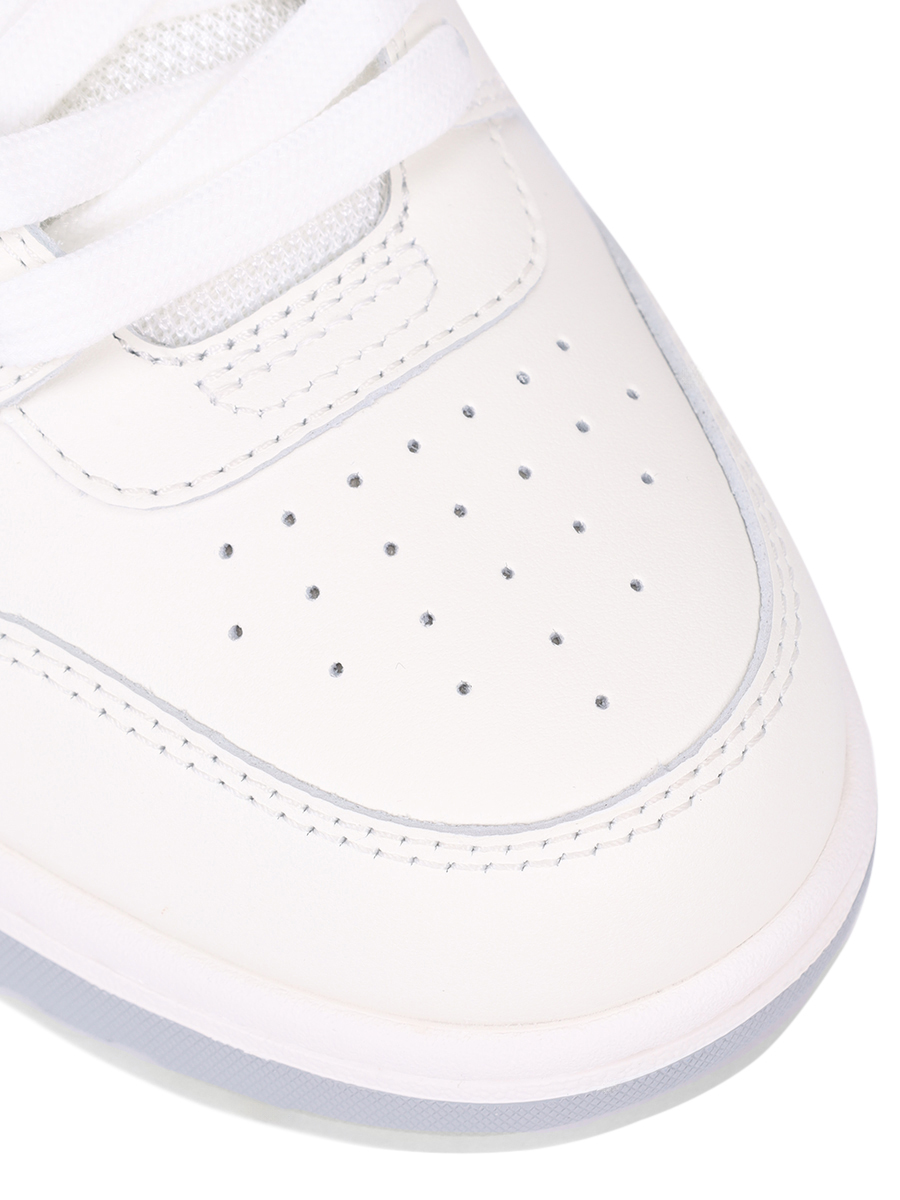 Кеды кожаные Out of Office OFF-WHITE OWIA259C99LEA0180109 Серый  Фото 5