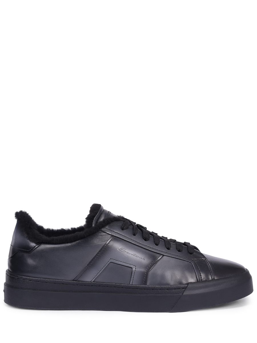 Кеды кожаные на меху SANTONI