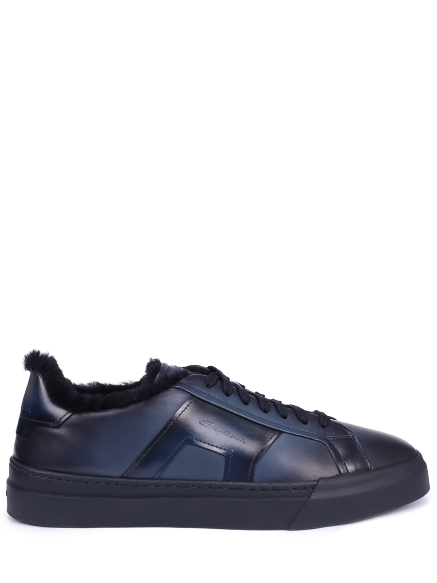 Кеды кожаные на меху SANTONI