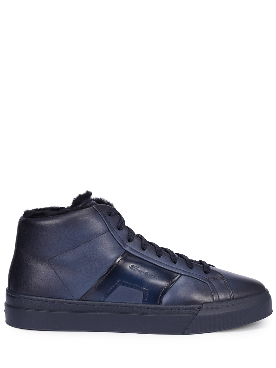 Кеды кожаные на меху SANTONI