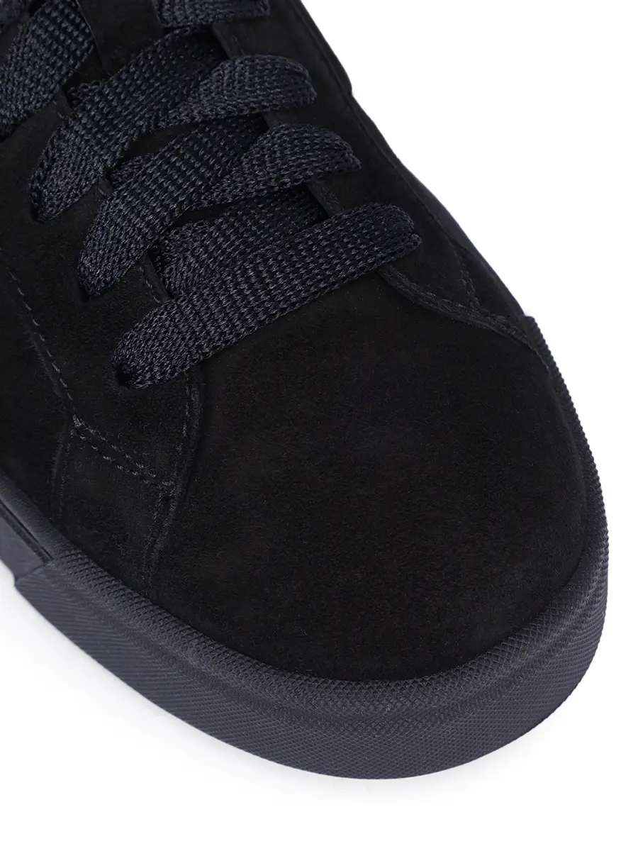 Кеды замшевые на меху SANTONI WBGT61436NEOPOSVN01 Черный  Фото 5