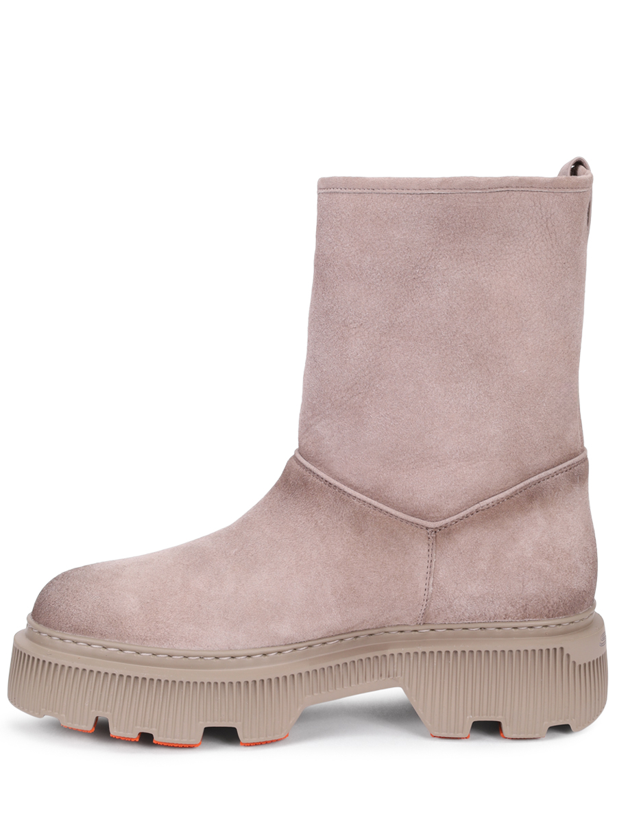 Полусапоги замшевые на меху SANTONI WTCW71965GA2ARYHE55 Бежевый  Фото 3