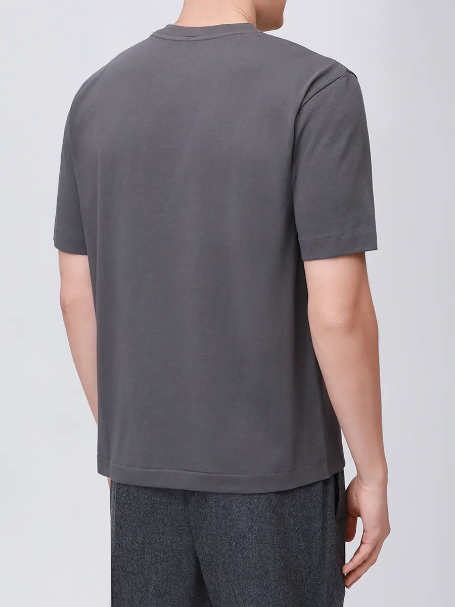 Футболка хлопковая JACOB COHEN 40007 001 M4526 TO C35 Серый  Фото 3