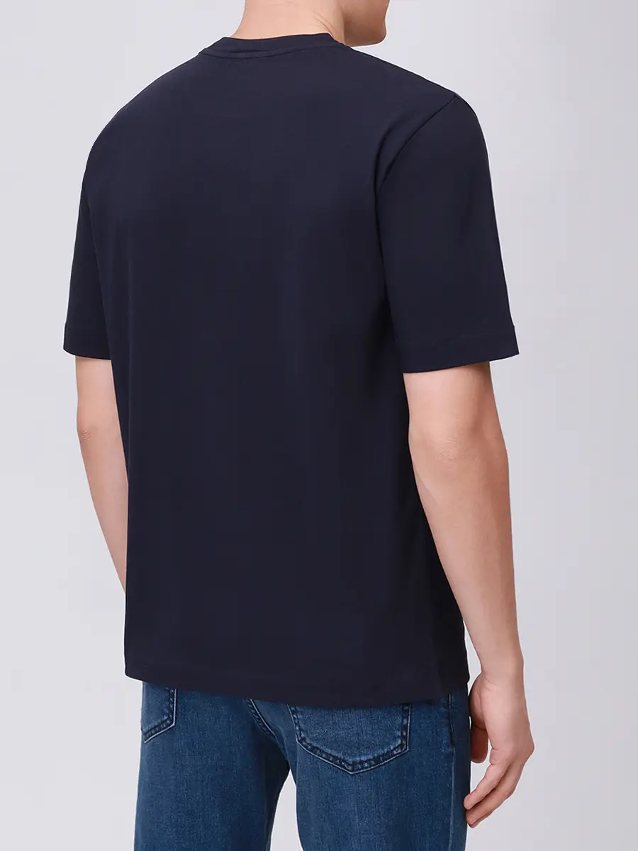 Футболка хлопковая JACOB COHEN 40007 001 M4526 TO Y99 Темно- Синий  Фото 3