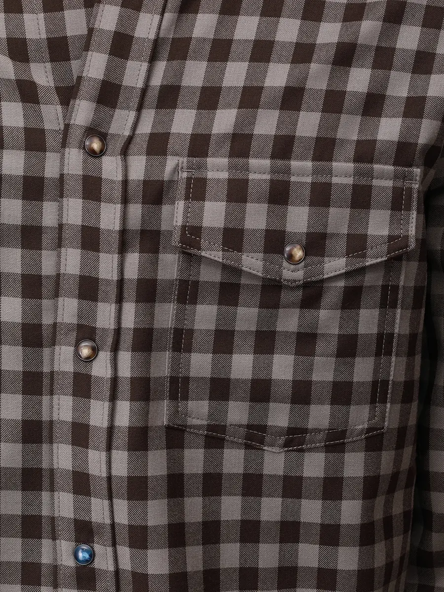 Рубашка Regular Fit шерстяная JACOB COHEN C0025 001 T804A RW 0539Q Клетка  Фото 5