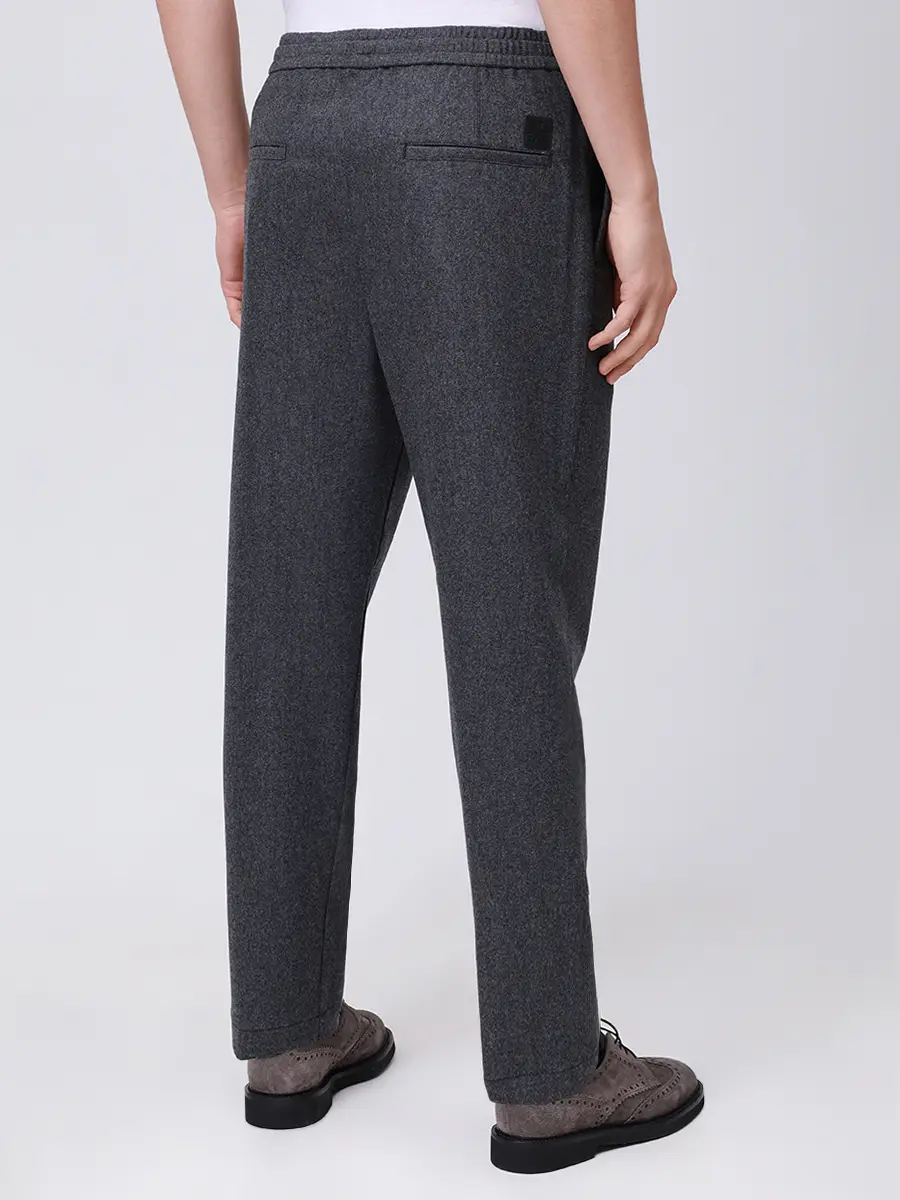 Брюки шерстяные JACOB COHEN PT017 001 S3679 RW B888 Серый  Фото 3