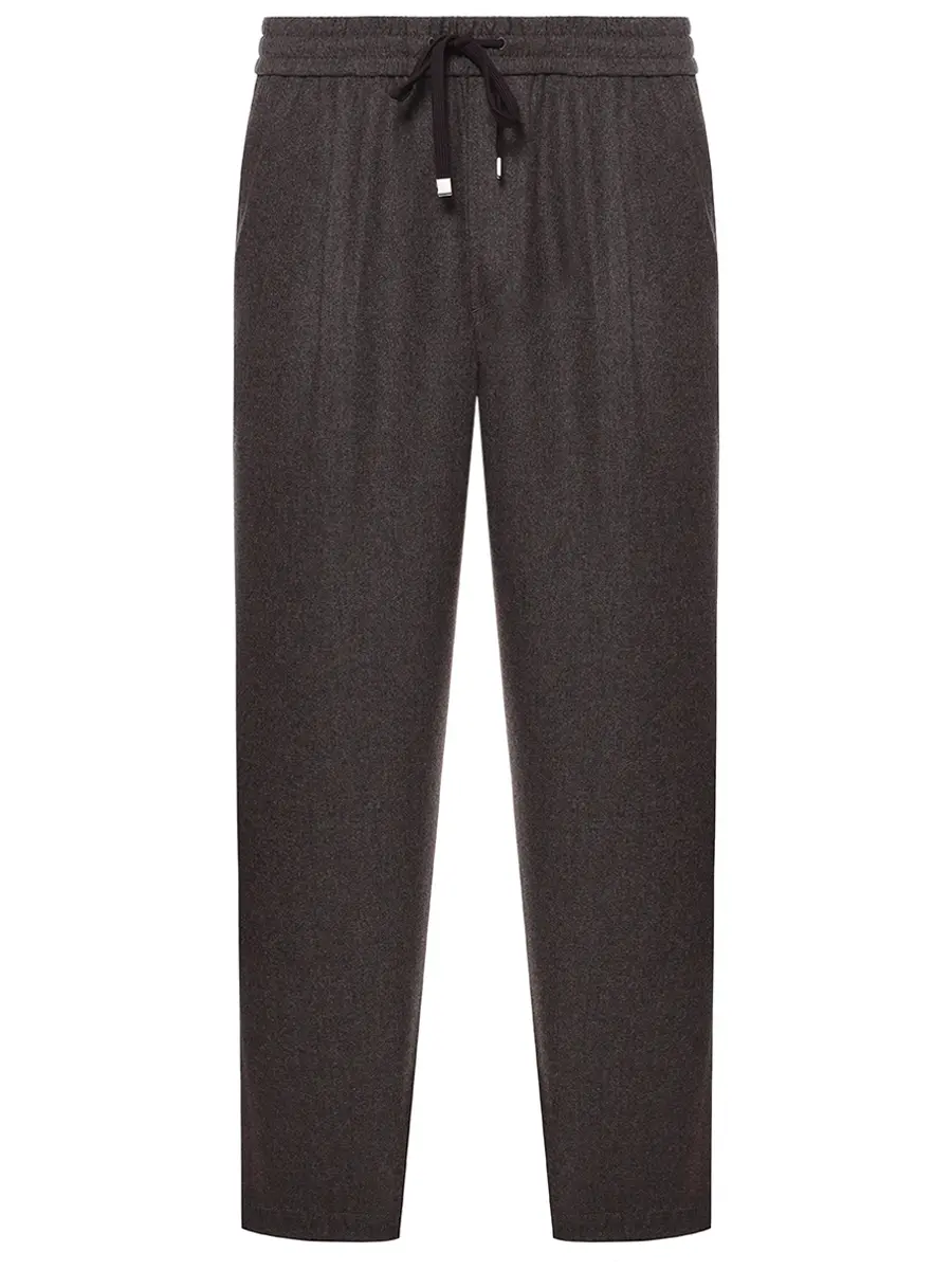 

Брюки шерстяные, Коричневый, PT017 001 S3679 RW F155