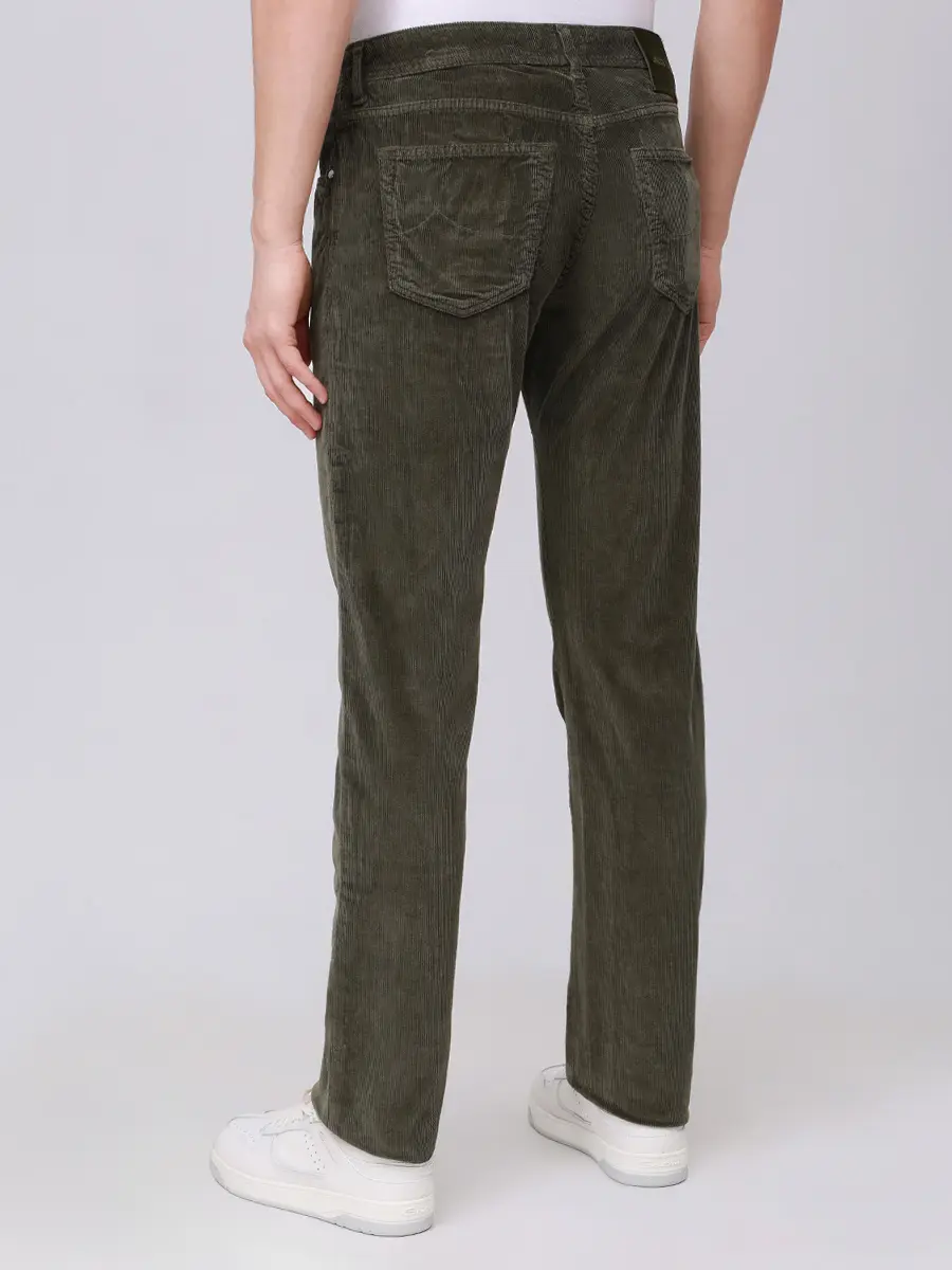 Брюки Slim Fit вельветовые JACOB COHEN QE004 036 S3653 TR R40 Зеленый  Фото 3