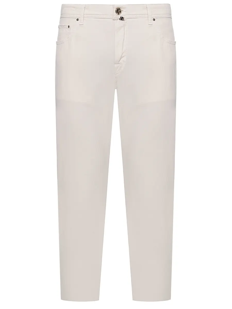 Джинсы Regular Fit хлопковые JACOB COHEN QE005 054 S4249 TR A81 Кремовый 