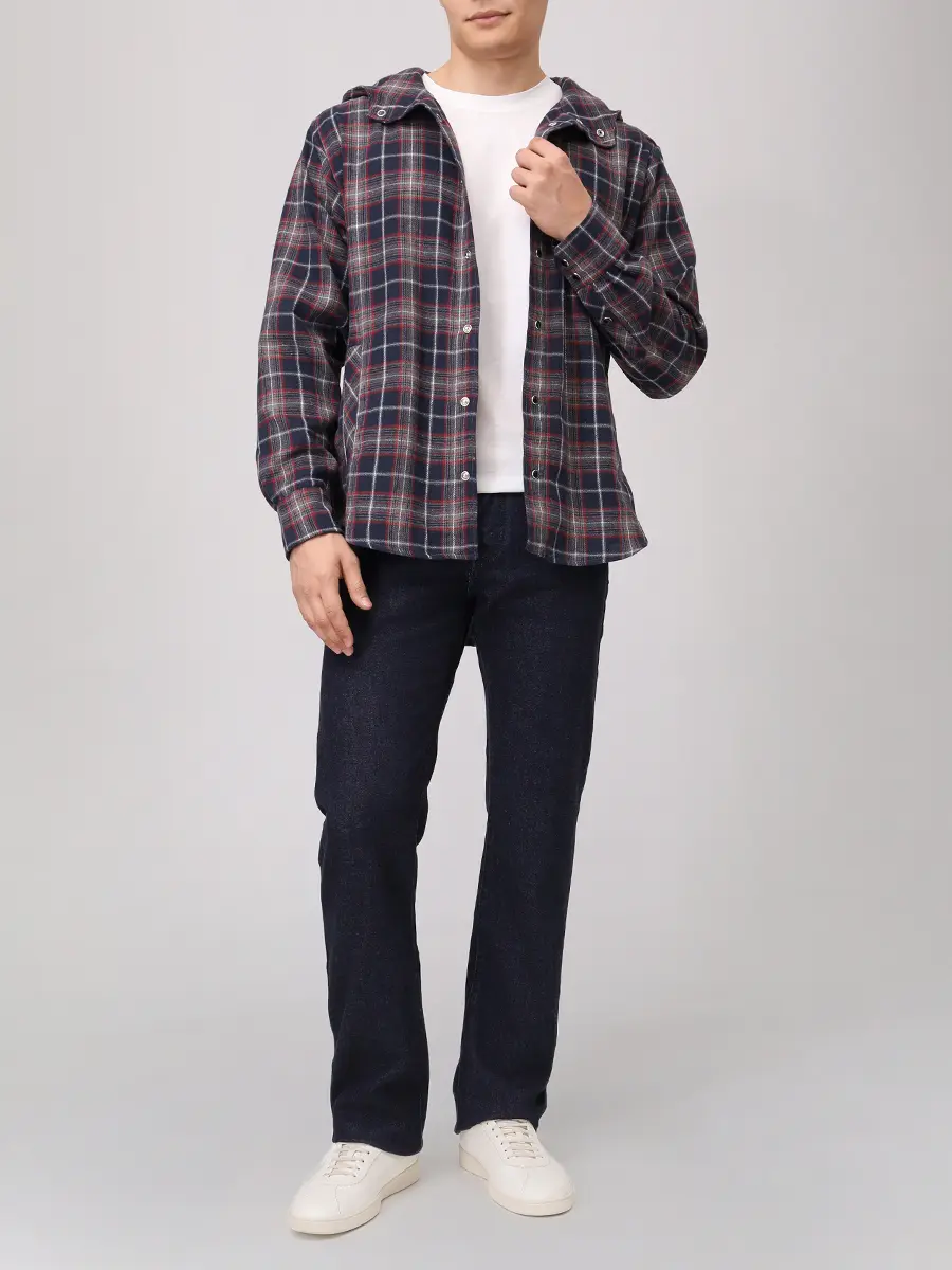 Джинсы Regular Fit хлопковые JACOB COHEN QM005 053 S4075 R2 100D Темно- Синий  Фото 2