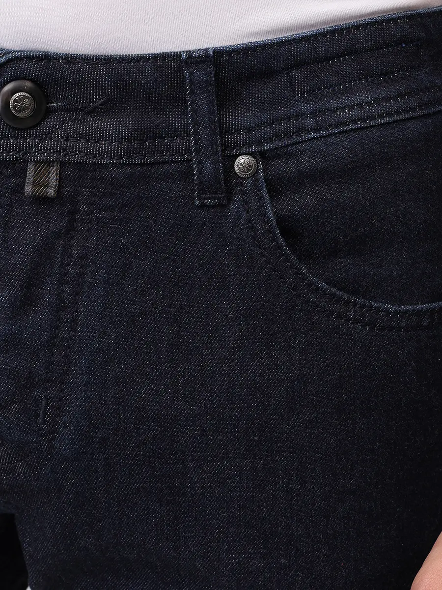 Джинсы Regular Fit хлопковые JACOB COHEN QM005 053 S4075 R2 100D Темно- Синий  Фото 5