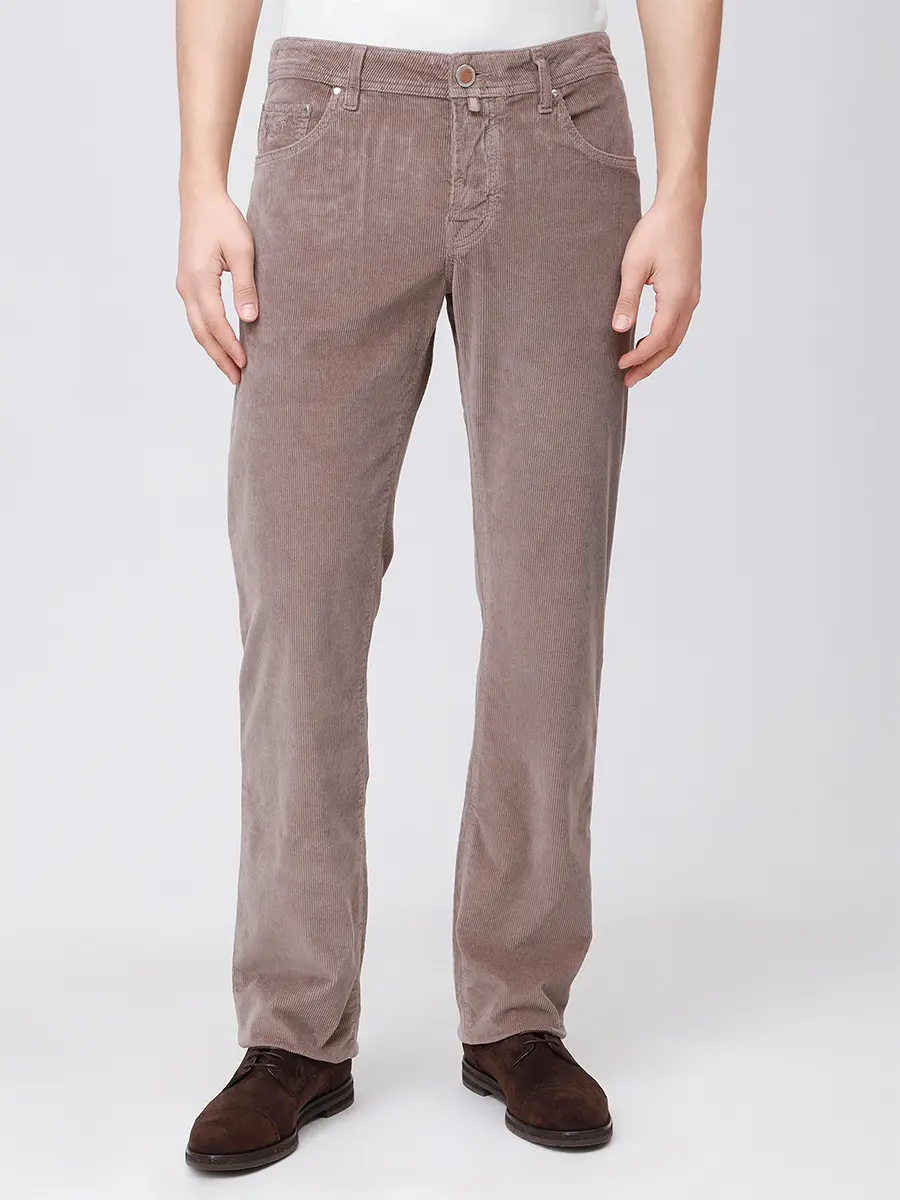 Брюки Regular Fit вельветовые JACOB COHEN QE005 036 S3653 TR B75 Серый  Фото 4