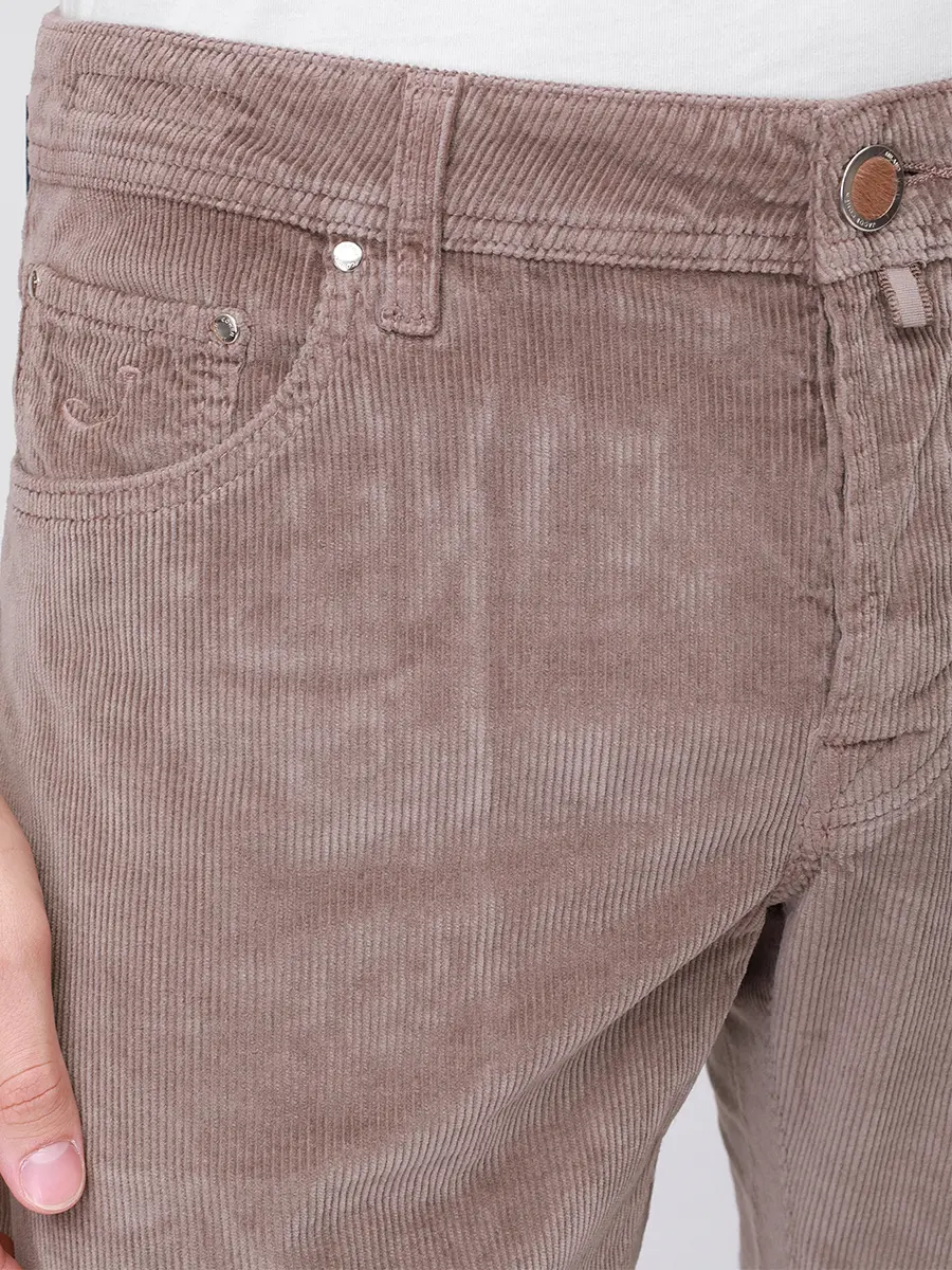 Брюки Regular Fit вельветовые JACOB COHEN QE005 036 S3653 TR B75 Серый  Фото 5