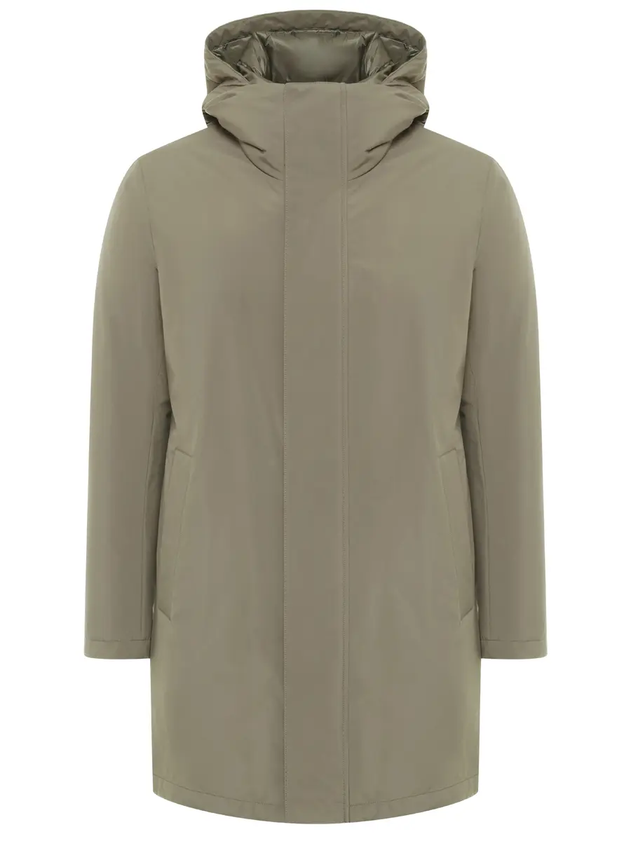 

Парка однотонная, Серый, F09MUCX512-265-38 Темно-