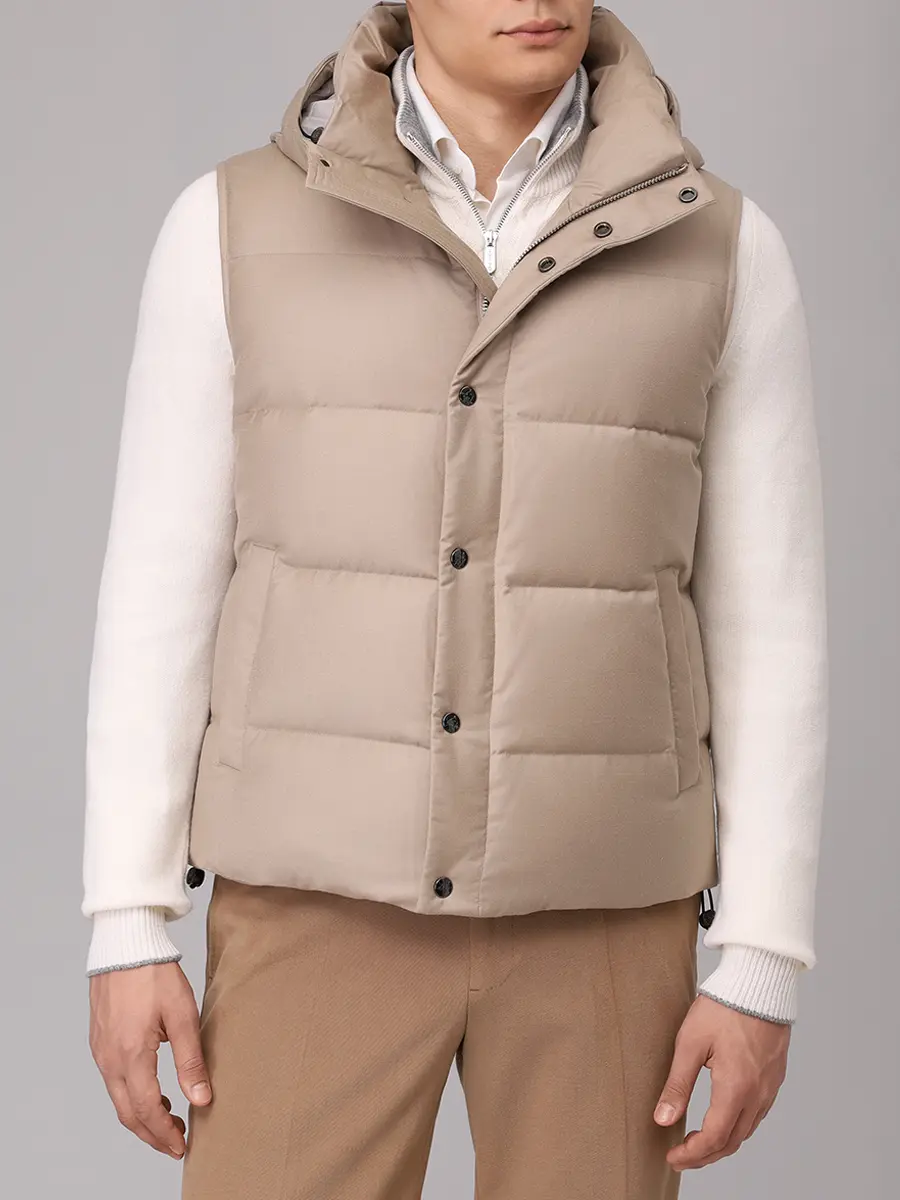 Жилет стеганый MONTECORE F09MUWX582A-200-23 Бежевый  Фото 4