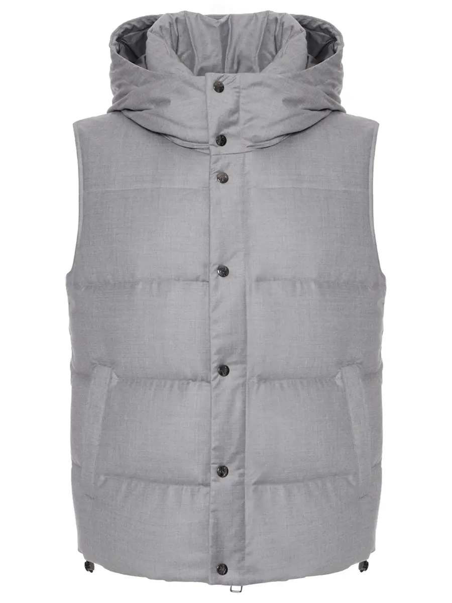 

Жилет стеганый, Серый, F09MUWX582A-200-95