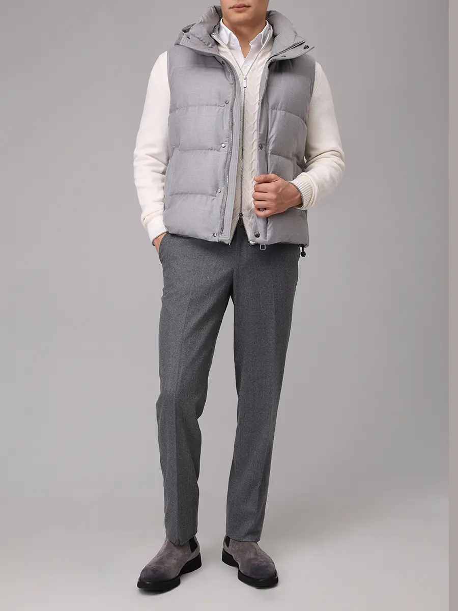 Жилет стеганый MONTECORE F09MUWX582A-200-95 Серый  Фото 2