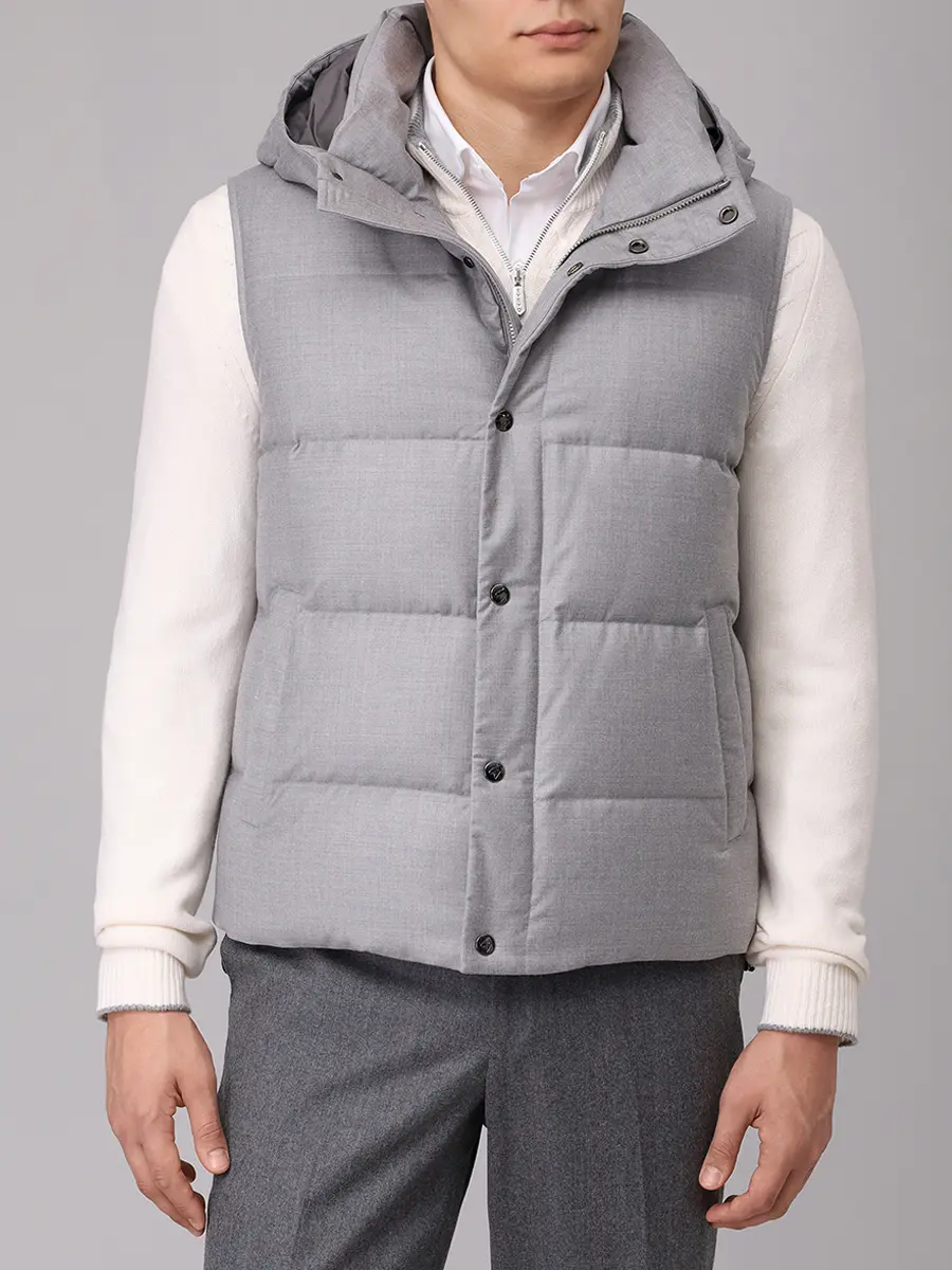 Жилет стеганый MONTECORE F09MUWX582A-200-95 Серый  Фото 4