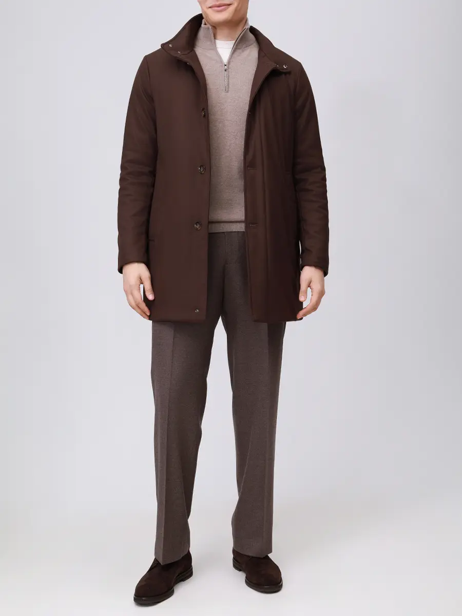 Брюки шерстяные BERWICH lp1913x greige Темно- Серый  Фото 2