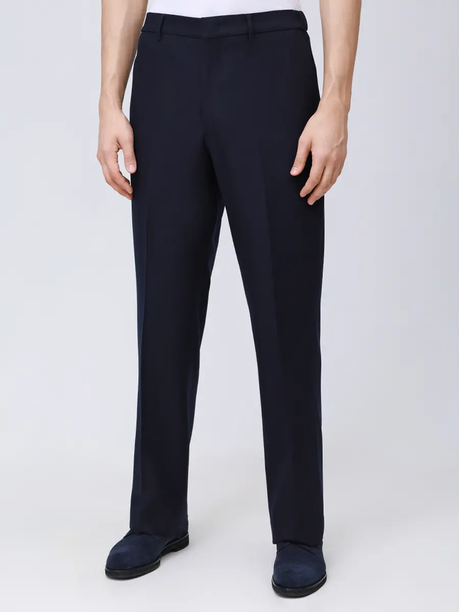 Брюки шерстяные BERWICH lp1913x navy Темно- Синий  Фото 4