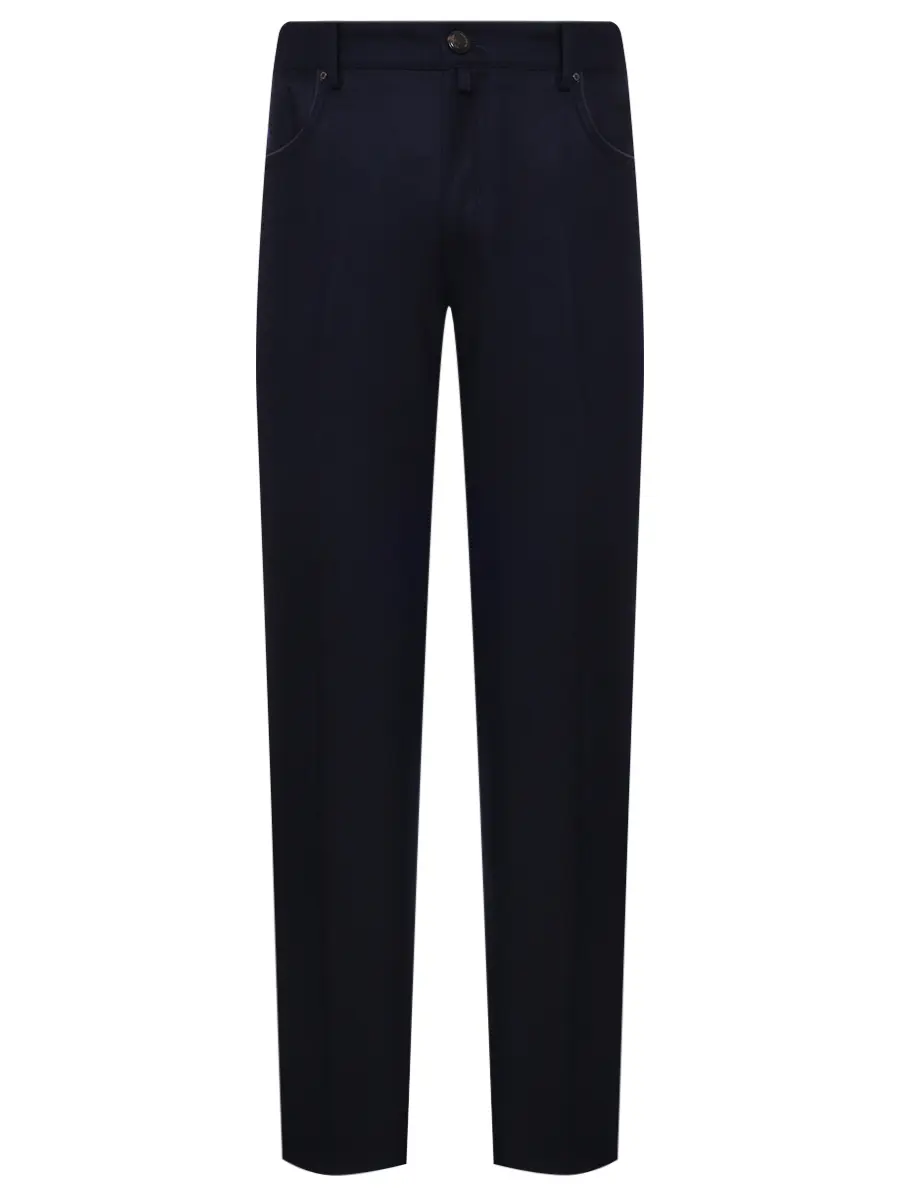 Брюки шерстяные BERWICH 5Talc19_lp1913x navy Темно- Синий 