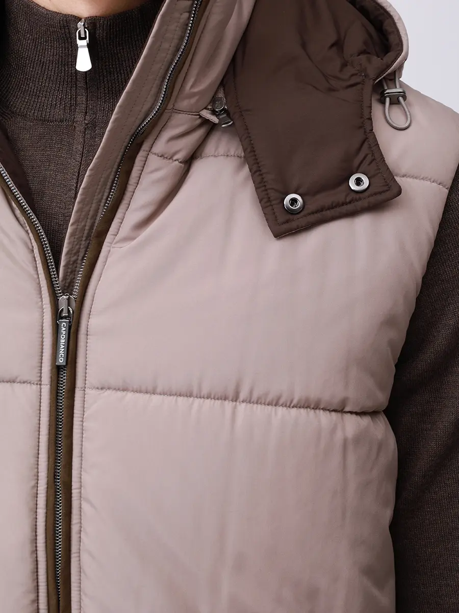 Жилет стеганый CAPOBIANCO 19M143.NY00.300T Коричневый  Фото 5