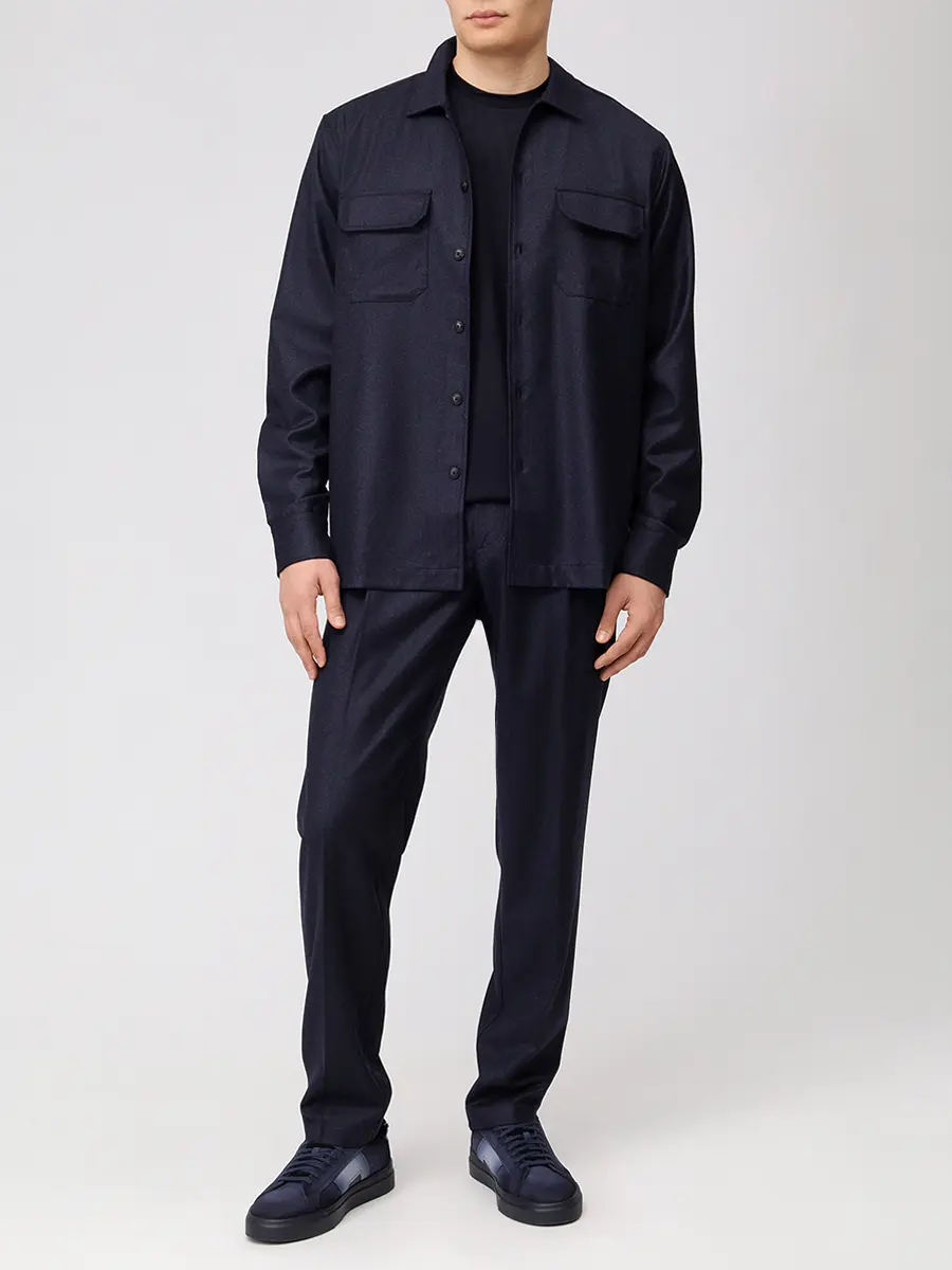 Футболка шерстяная CAPOBIANCO 19M660.JE00.200T Темно- Синий  Фото 2