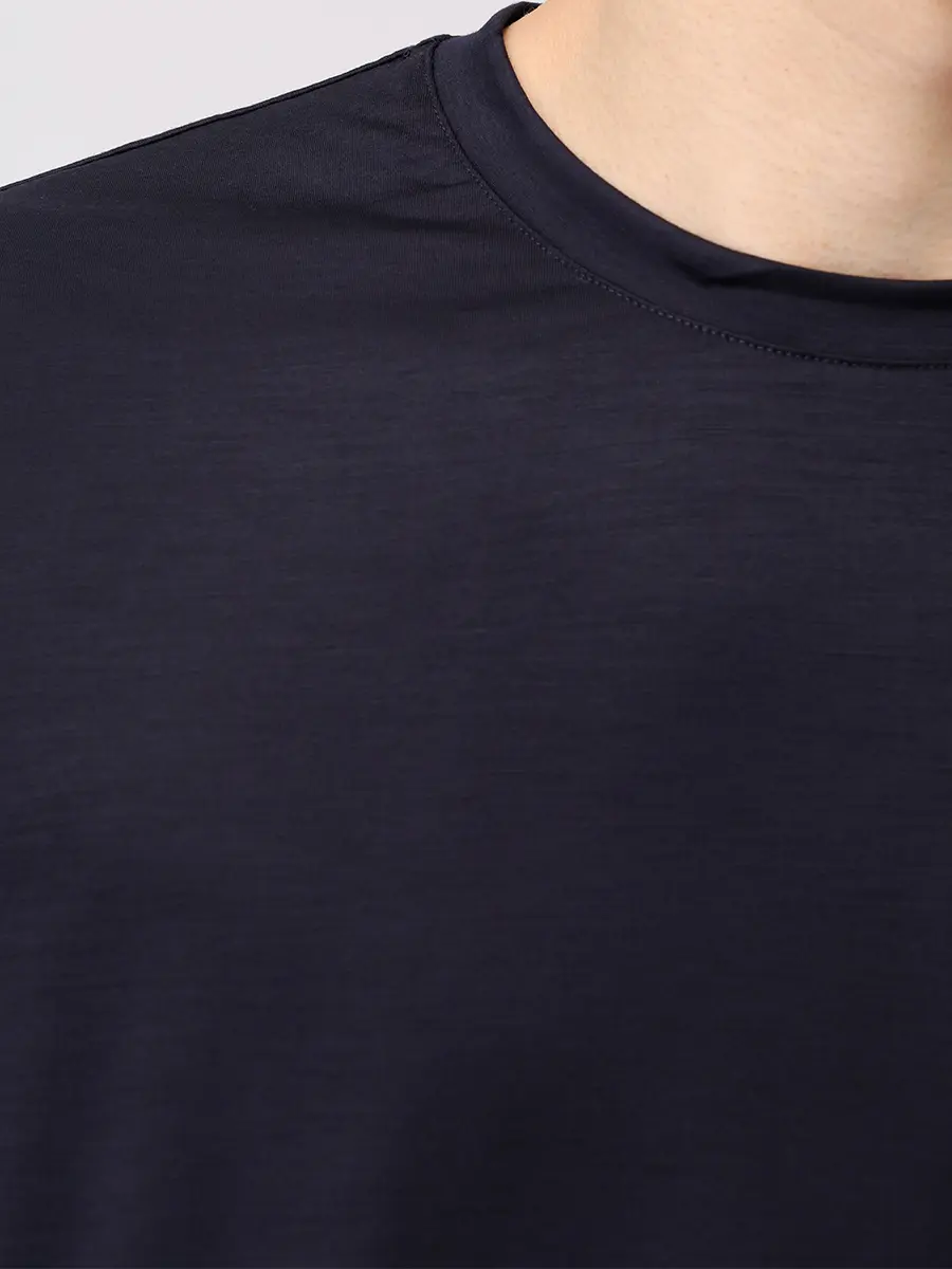Футболка шерстяная CAPOBIANCO 19M660.JE00.200T Темно- Синий  Фото 5