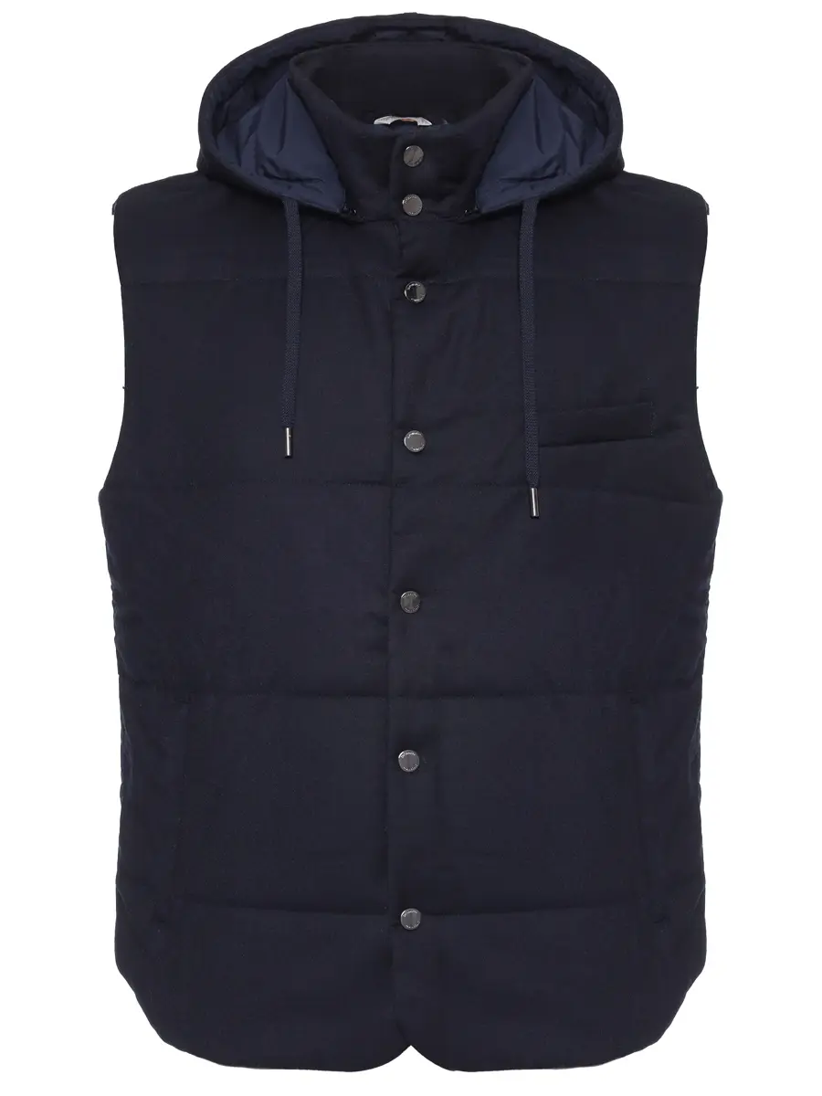 Жилет шерстяной CAPOBIANCO 19M140.FLNY.200T Синий 