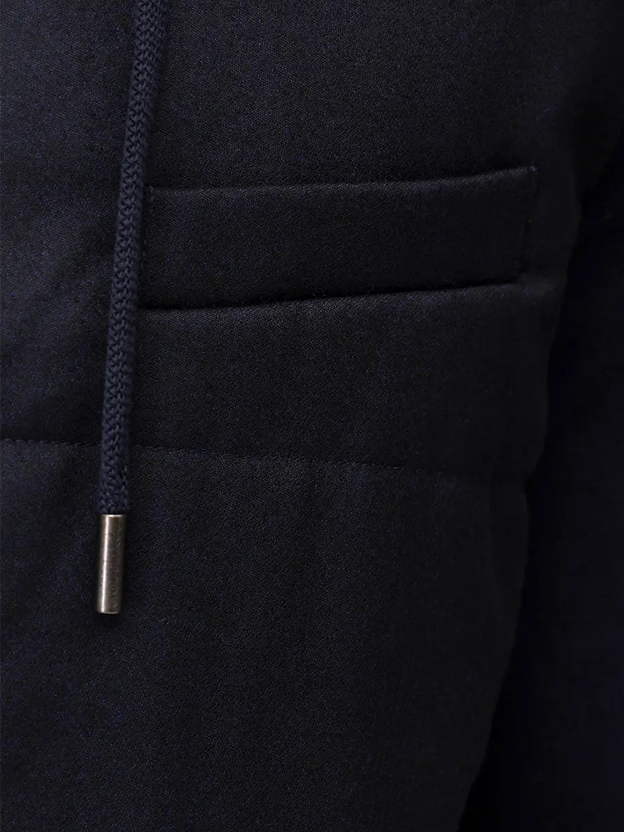 Жилет шерстяной CAPOBIANCO 19M140.FLNY.200T Синий  Фото 6