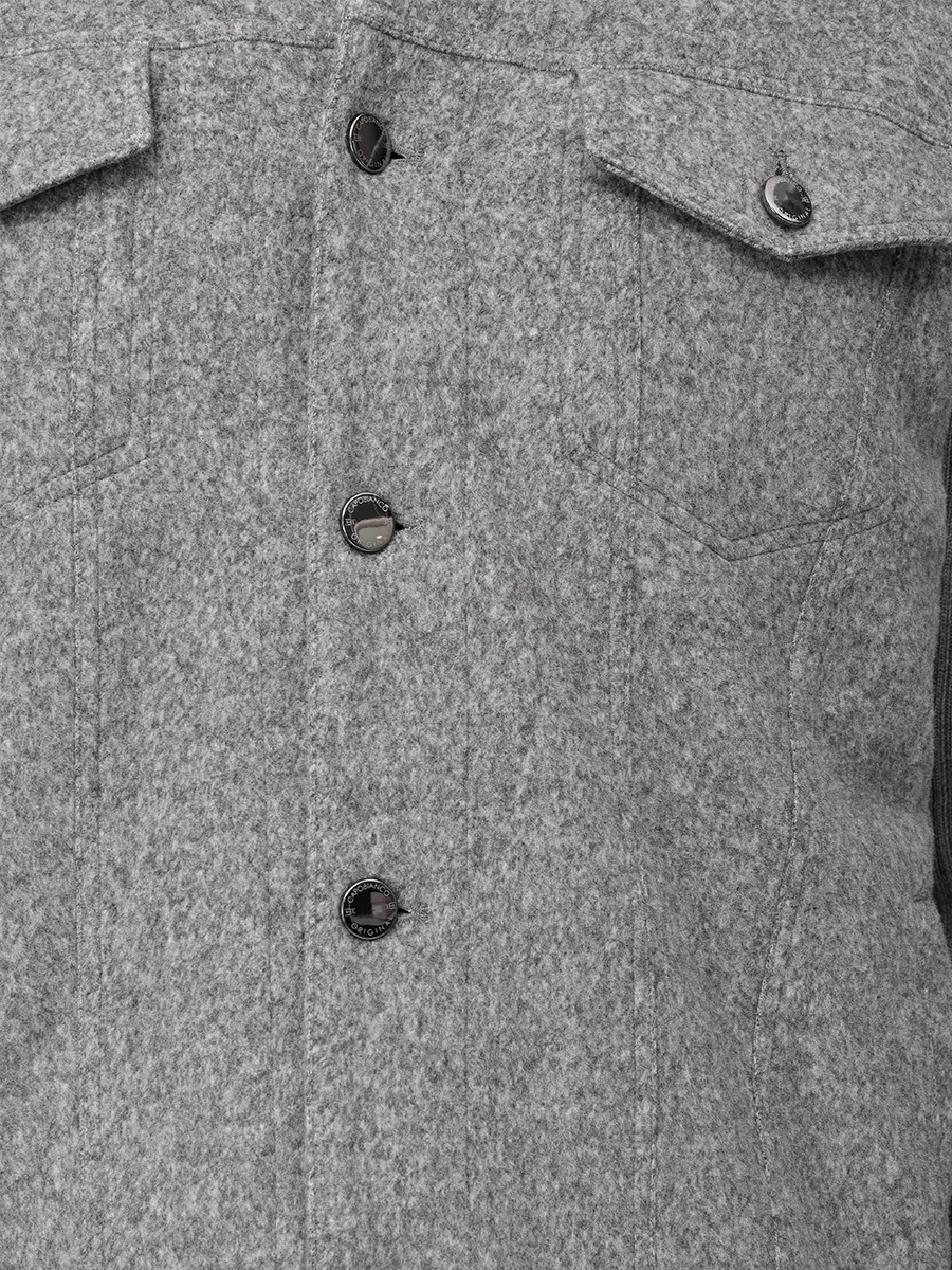 Куртка однотонная CAPOBIANCO 19M345.FS00.901T Серый  Фото 5