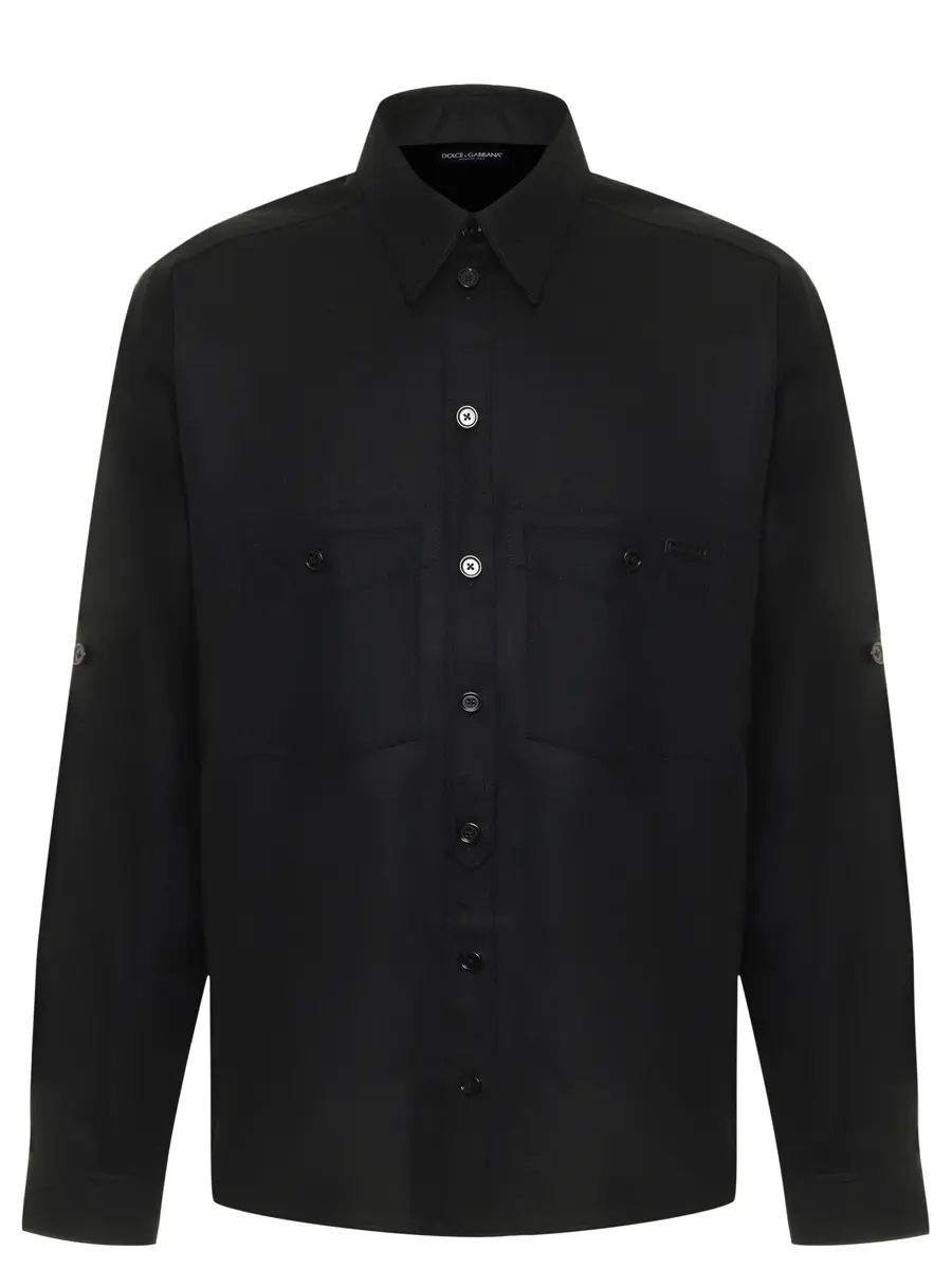 

Рубашка шерстяная, Черный, G5NI3TFU21Q N0000