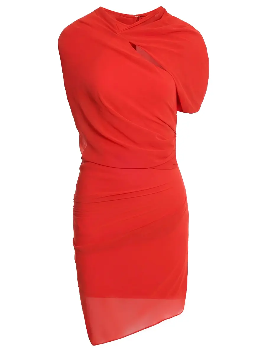 Платье хлопковое JACQUEMUS 24HDRW00130CW00383 470 Красный 