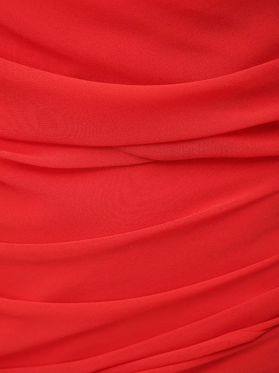 Платье хлопковое JACQUEMUS 24HDRW00130CW00383 470 Красный  Фото 6