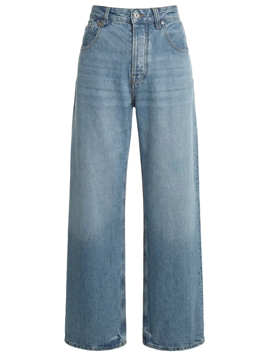 Джинсы хлопковые JACQUEMUS 25HPAW00036AD00038 33C Синий 