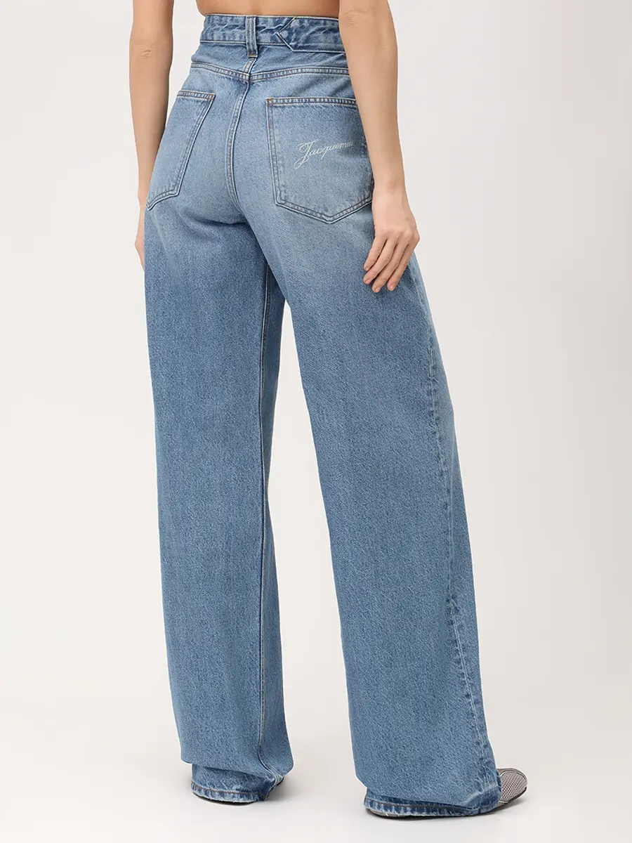 Джинсы хлопковые JACQUEMUS 25HPAW00036AD00038 33C Синий  Фото 3