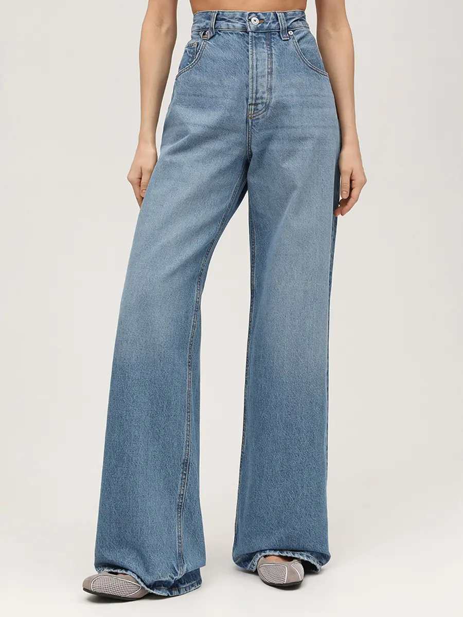 Джинсы хлопковые JACQUEMUS 25HPAW00036AD00038 33C Синий  Фото 4