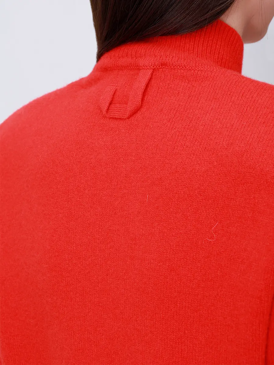 Платье шерстяное JACQUEMUS 25HDRW00713AK00282 470 Красный  Фото 5