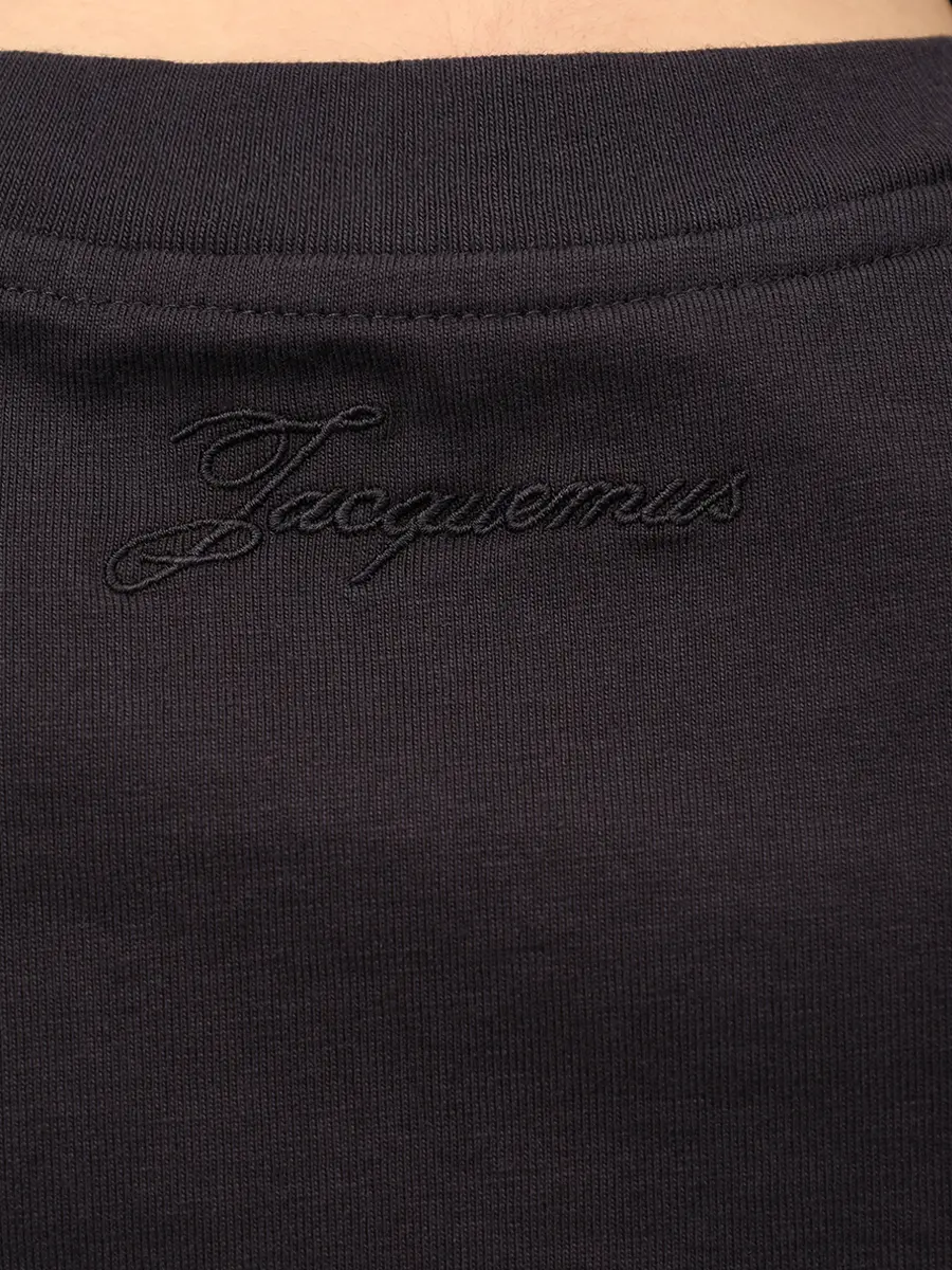Футболка хлопковая JACQUEMUS 25HTSW00549AJ00068 390 Синий  Фото 6