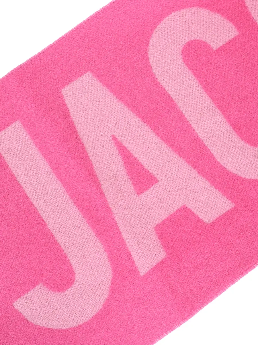 Шарф шерстяной JACQUEMUS 22HACU00435AOT4001 043 Розовый  Фото 3