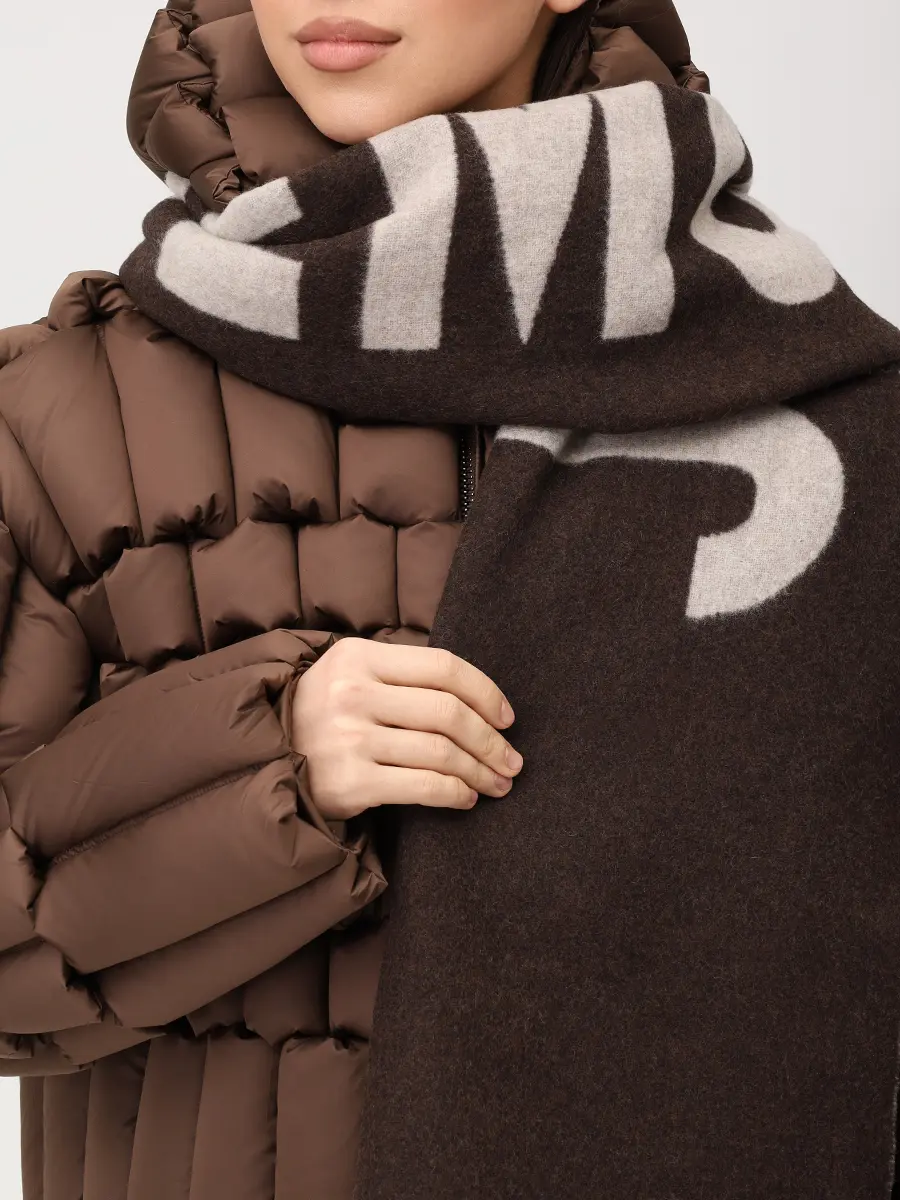 Шарф шерстяной JACQUEMUS 22HACU00435AOT4001 080 Коричневый  Фото 2