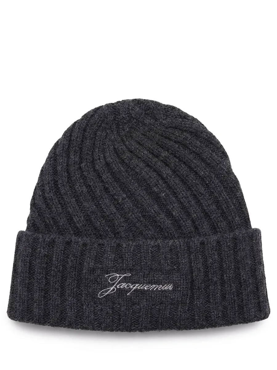 Шапка кашемировая JACQUEMUS 25HACU00767AK00287 970 Серый 