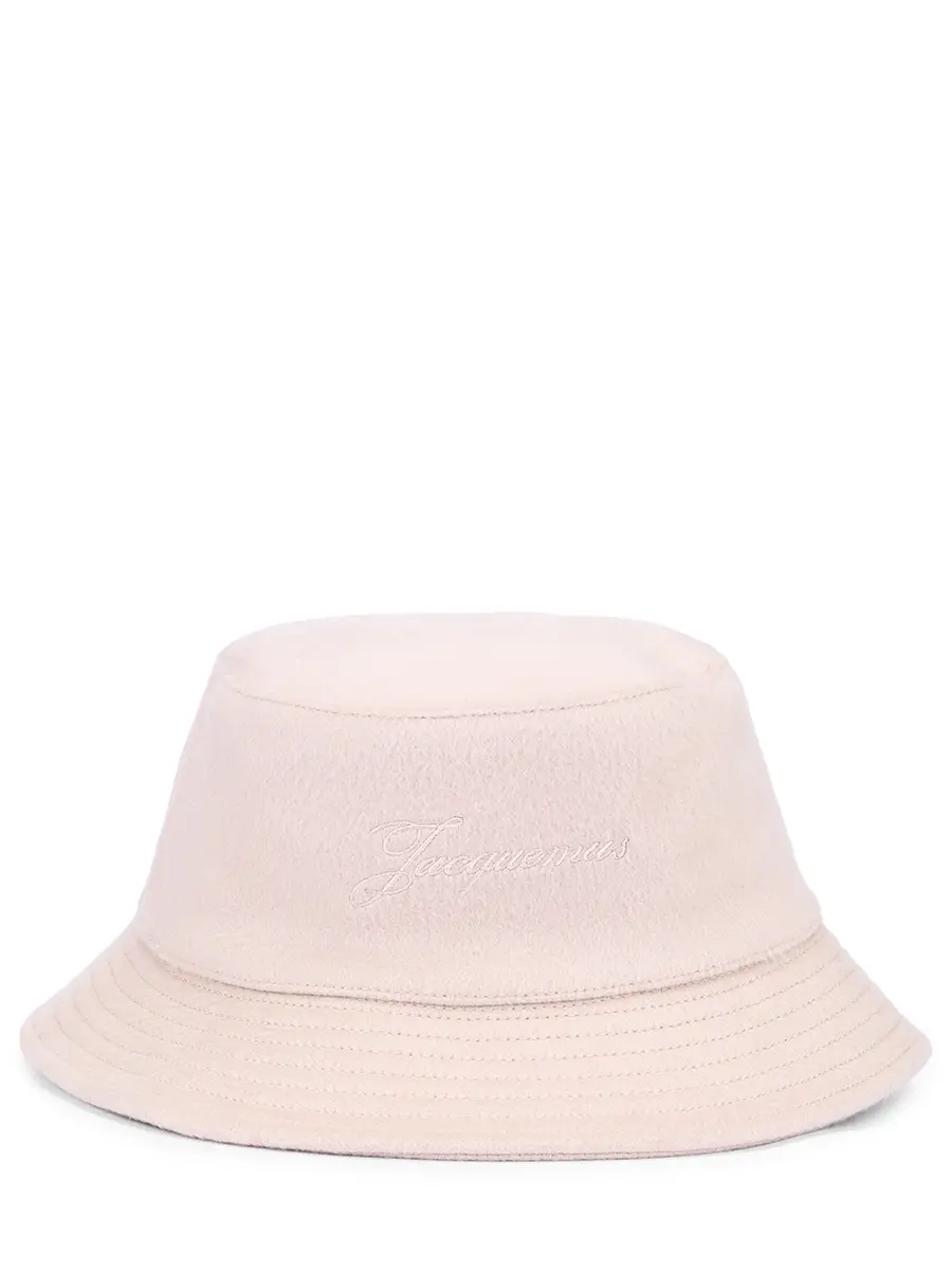 Панама шерстяная JACQUEMUS 25HACU00778AW00701 130 Бежевый 
