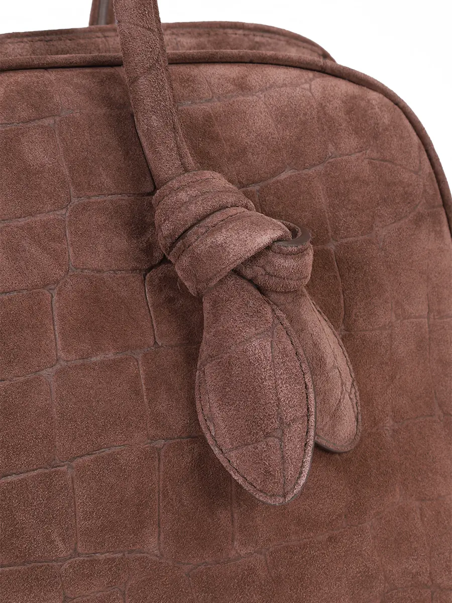 Сумка замшевая Le Turismo JACQUEMUS 25EBAU00417AC07A09 880 Коричневый  Фото 5