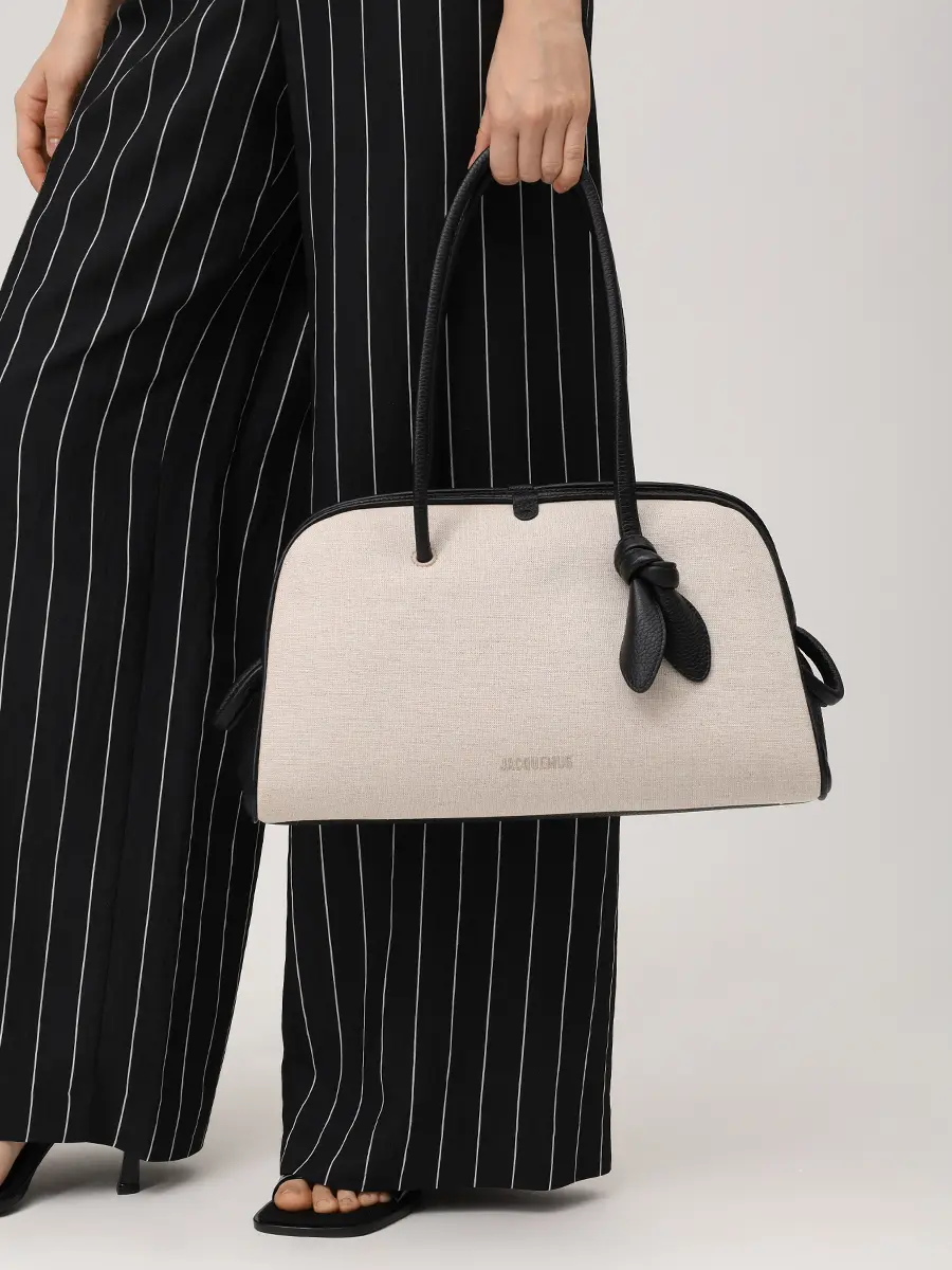 Сумка текстильная Le Turismo JACQUEMUS 25EBAU00417AW00094 1IQ Бежевый  Фото 2