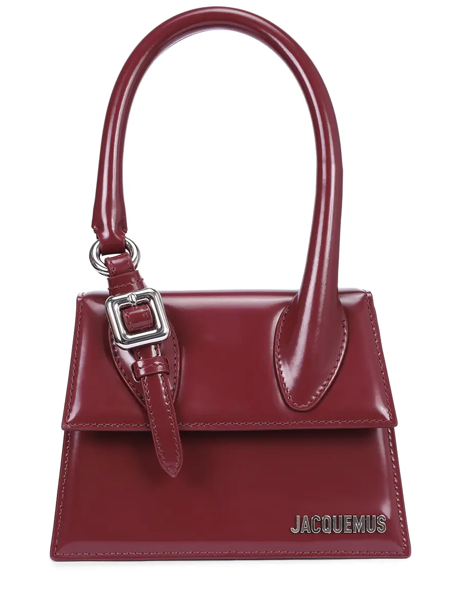 Сумка кожаная Le Chiquito JACQUEMUS 23HBAW00327AC18A01 490 Бордовый 