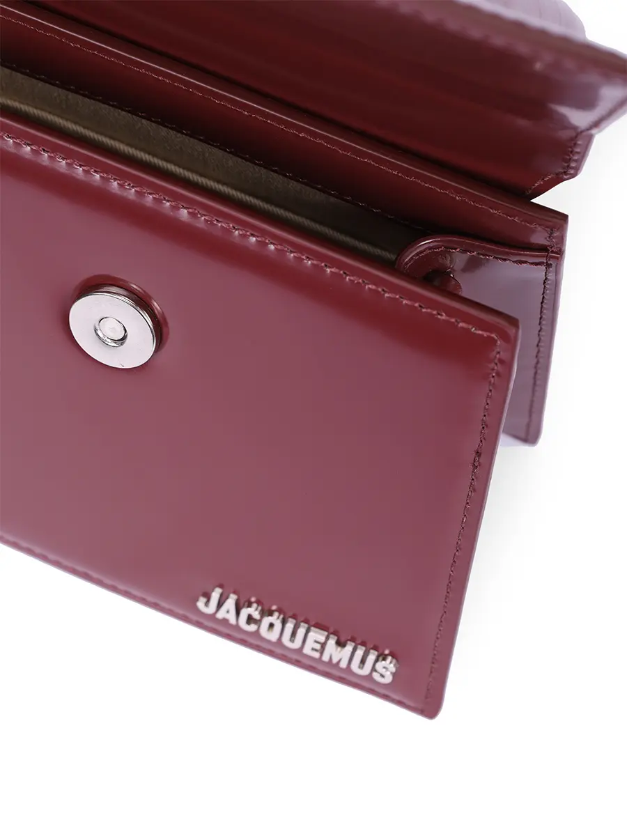 Сумка кожаная Le Chiquito JACQUEMUS 23HBAW00327AC18A01 490 Бордовый  Фото 4