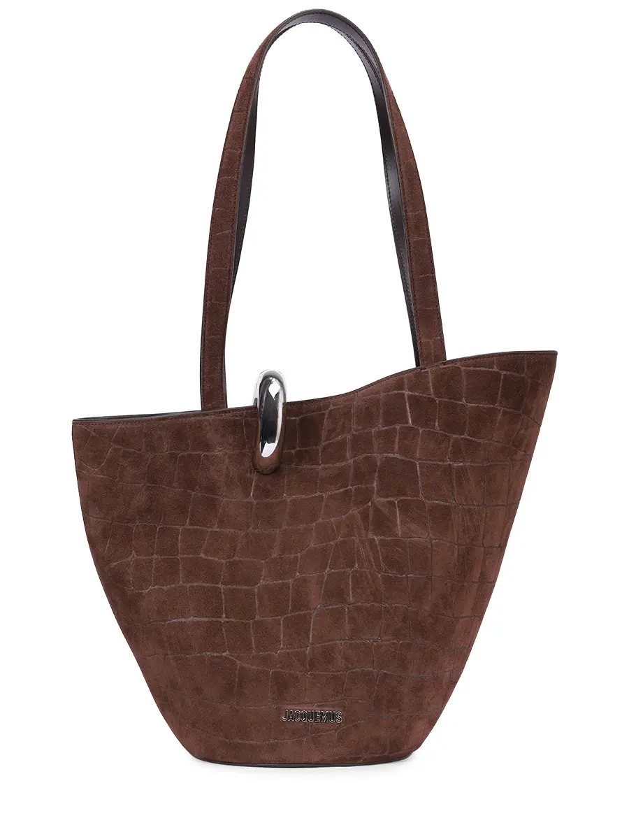 Сумка замшевая Le Bambola Moyen JACQUEMUS 25HBAW00412AC07A09 880 Коричневый 